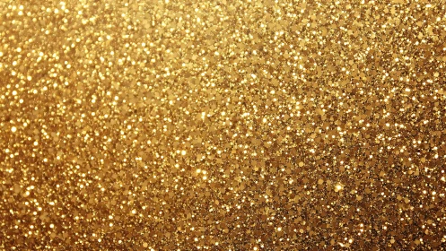 Golden glitter texture shimmers with festive brilliance.