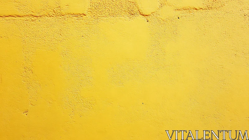 Sunlit yellow wall where texture and color quietly hum.