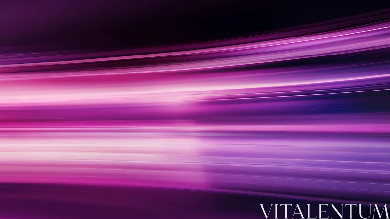 Abstract purple and pink light streaks in motion, digital art style.