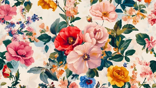 Vibrant Floral Arrangement with Peonies and Mixed Blooms.