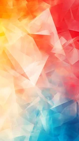 Soft crystal colors glow in warm reds, golds, and cool blues