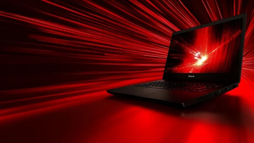 Lenovo laptop drives blazing performance through red light.