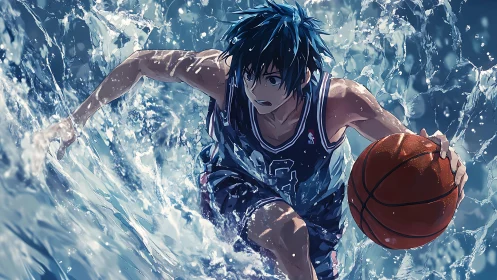 Torrent-sprinting point guard carving waves of momentum.