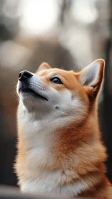 Soft sunrise dreams shimmer in a corgi&rsquo;s curious gaze