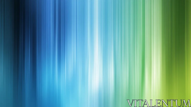 Abstract vertical lines in blue and green gradient digital art.