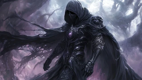 Veiled Wraith Knight in swirling voidborn stormlight. Period.