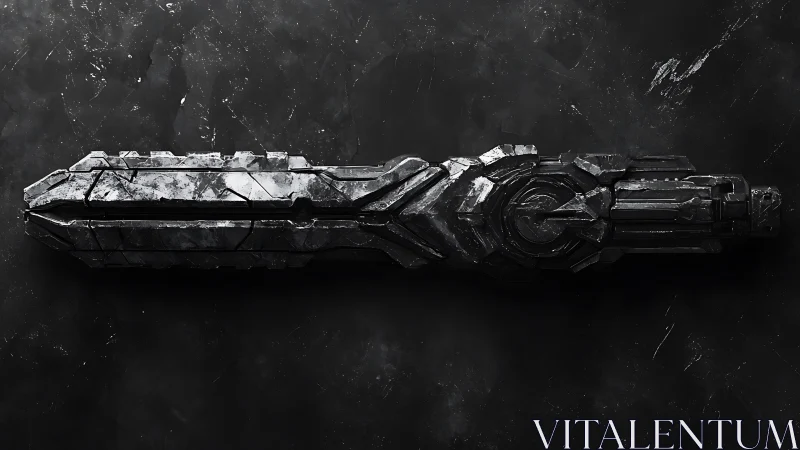 Star-forged rail cannon rests like a monolith of orbiting war