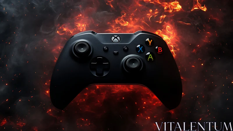 Gaming Controller Ignites Against Infernal Flames