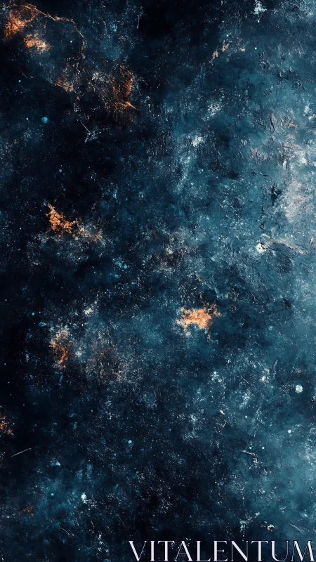 Cosmic nebula field glows against deep textured starry void