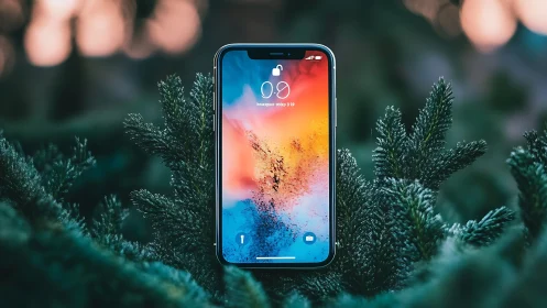 Modern Device Nestled in Enchanting Nature