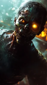 Ghostfire corpse leans forward, eyes burning like twin suns