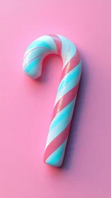 Delightful Candy Cane Dreams in Dreamy Pink Tones