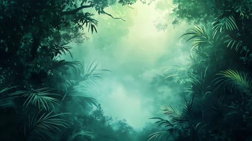 Emerald Cathedral: Where Jungle Canopy Whispers Daylight.