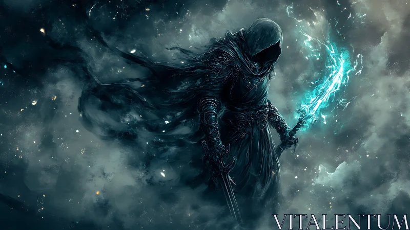 Spectral voidbound warlord wielding ionized arc blade.