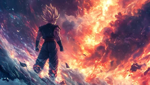 Figure observes large-scale fiery cosmic cloud formation