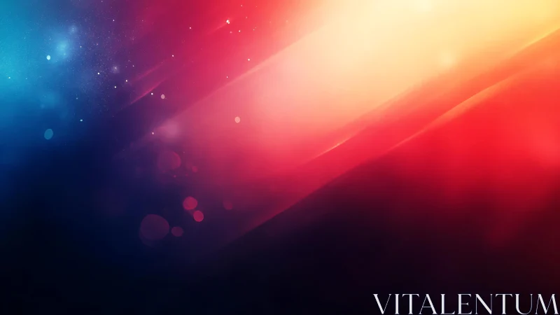 Vibrant Abstract Light Streaks with Gradient Colors Background.