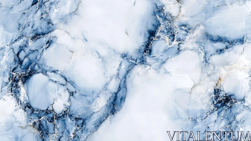 Elegant white and blue marble texture with natural vein patterns.