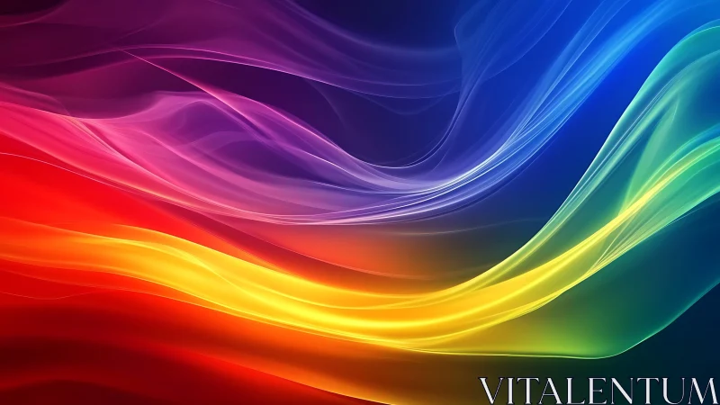 Multispectral luminous wavefronts in fluid chromatic gradients.