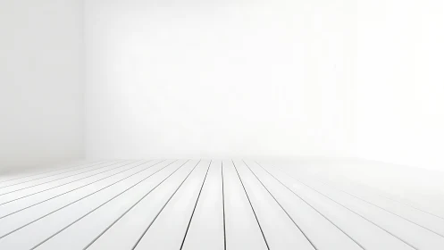 Bright white empty room invites calm and creative ideas