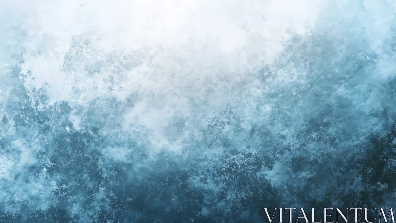 Whispers of Frozen Mist over Azure Drowned Horizons.