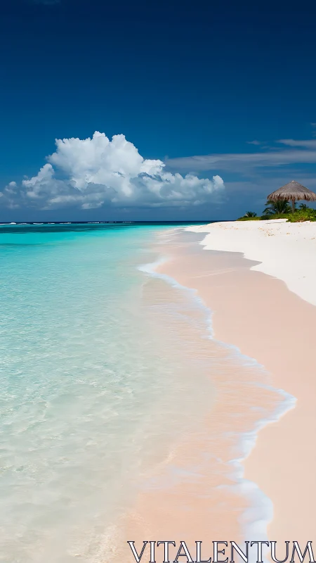 Tropical Beach Paradise with Turquoise Waters