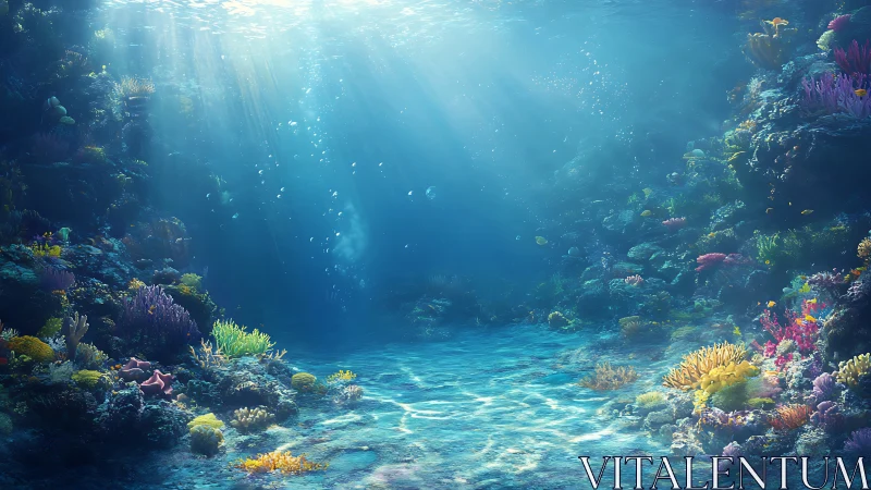 Sunlit coral sanctuary where the quiet ocean feels alive.