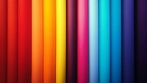 Radiant rainbow rolls of color invite bright, creative ideas
