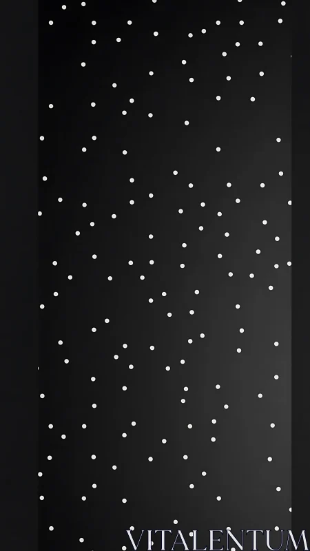White dot grid pattern on vertical black gradient background.