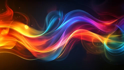 Dancing Light Waves: A Symphony of Color.