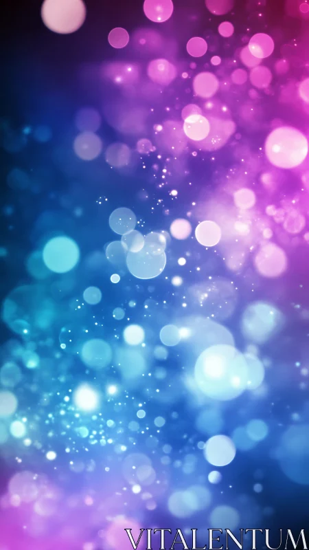 Colorful bokeh lights drift through a dreamy gradient field.