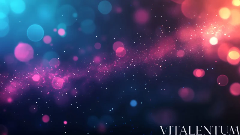 Spectral bokeh nebula field with chromatic depth gradients.