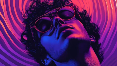 Neon dreamer drifts through ultraviolet sound waves. Period.