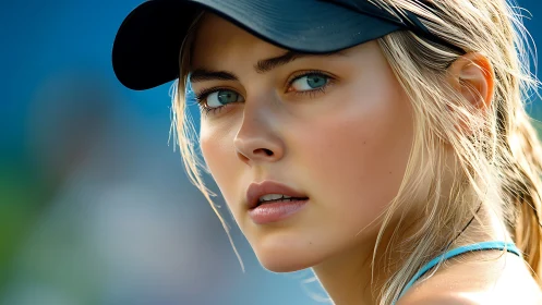 High-resolution close-up portrait with shallow depth of field lighting