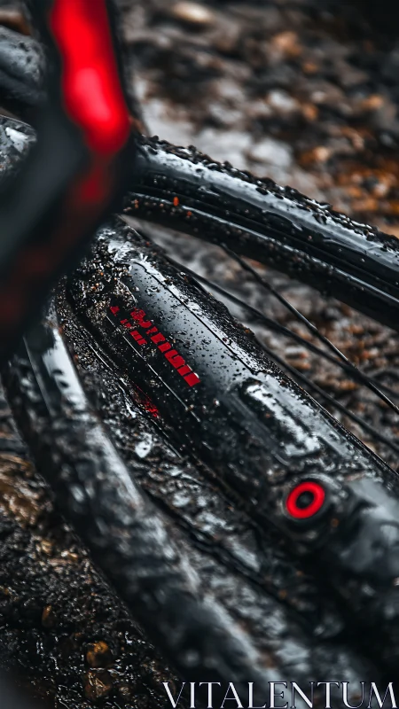 Bicycle's Crimson Tale: Where Wet Metal Meets Adventure