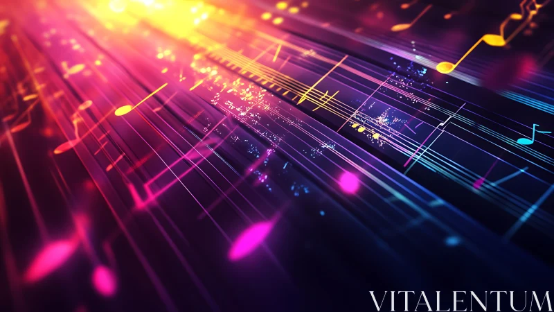 Spectral music vectors traversing luminous digital soundspace.