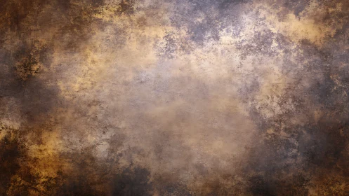 Textured grunge backdrop with mottled brown and ochre tonal gradients