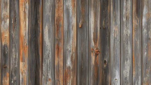 Weathered vertical wooden planks with varied grain details.