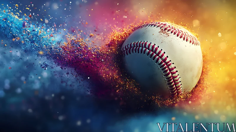 Color-charged baseball rockets through a prismatic dust storm