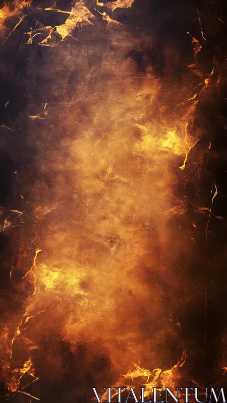 Inferno Texture: Flames Dancing Across Burnished Canvas.