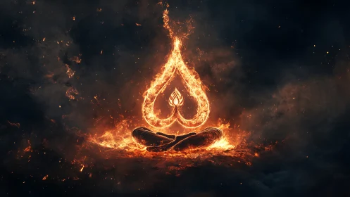 Healing Light Meditation: A Spiritual Flame.