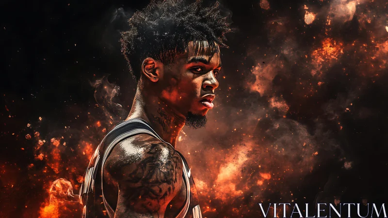 Fiery court focus around a determined basketball star.