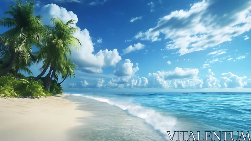 Where Ocean Dreams Kiss Golden Sand: Tropical Paradise Awakens.