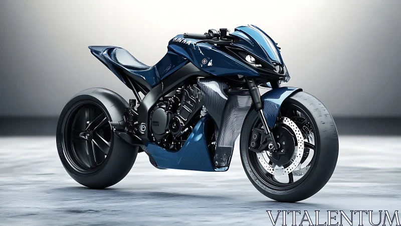 3D sport motorcycle render with aerodynamic sculpted fairings.