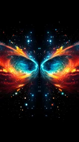 Symmetric binary nebula vortices as mirrored plasma gateways.