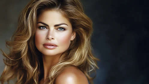 Radiant portrait captures a confident woman in soft studio light