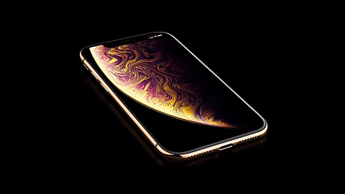 Liquid Dreams Spill Across Gold-Rimmed Glass Paradise.