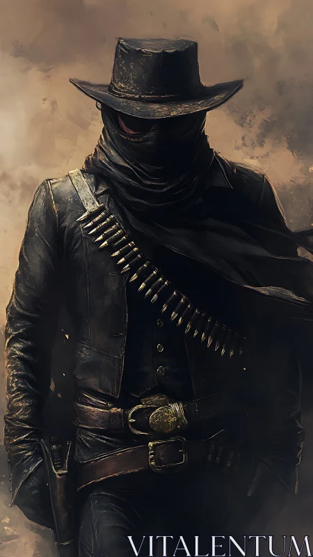 Dust-swallowed gunslinger stalks the frontier between myth and dusk