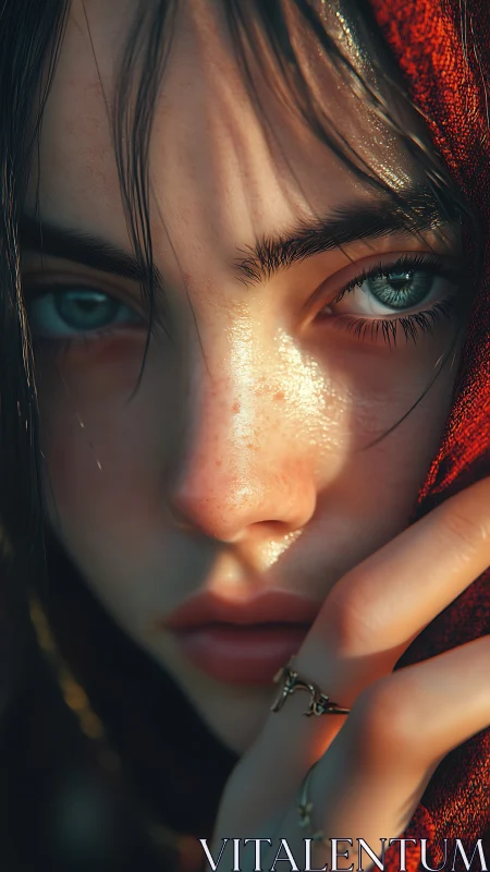 Close portrait studies detailed facial texture and lighting