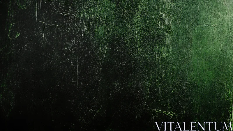 Textured dark green grunge surface with scratch distress marks