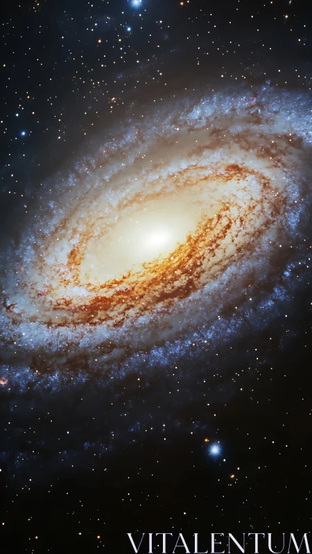 Edge-on barred spiral galaxy core with luminous star-forming ring